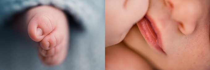 columbus ohio newborn photography detail image of toes and lips