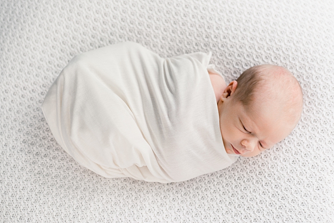 columbus ohio newborn photography baby boy in white 