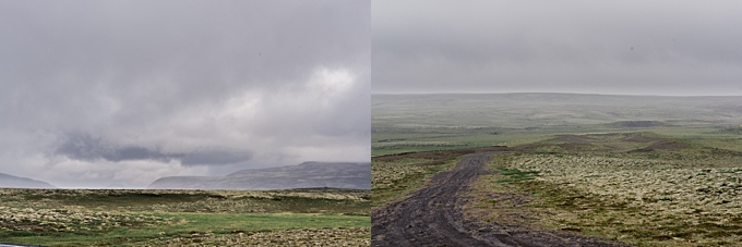 landscape photography clouds cover the roads in iceland 