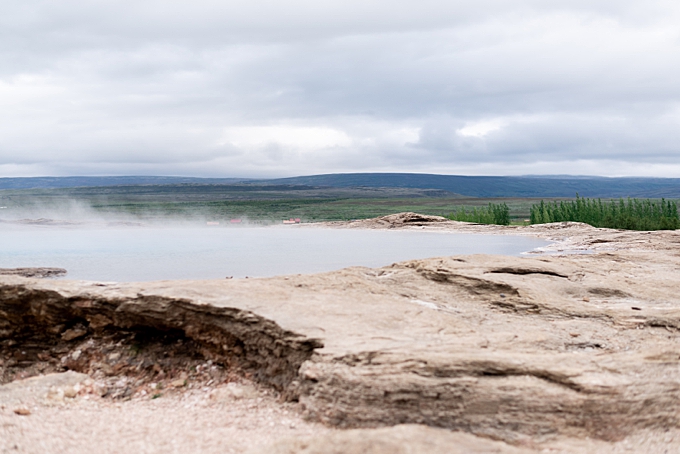 landscape photography geothermal pool in iceland 