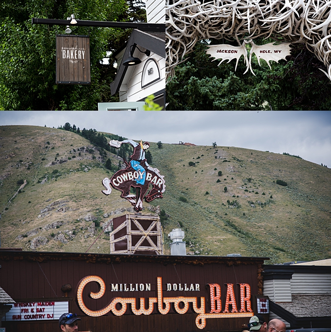 ohio photographer view of signs and details at jackson hole wyoming