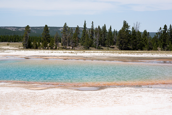 ohio photographer landscape at grand prismatic spring in yellowstone