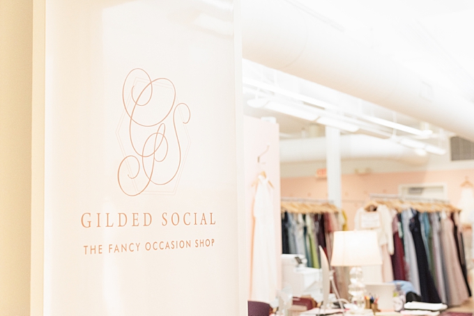 gilded social shop sign for photography wardrobe ideas