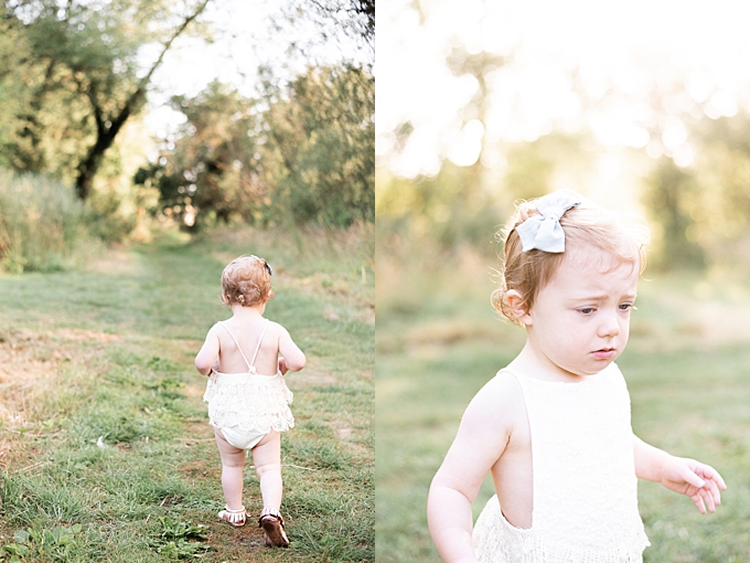 baby photography columbus ohio little girl pouts and runs away outdoors