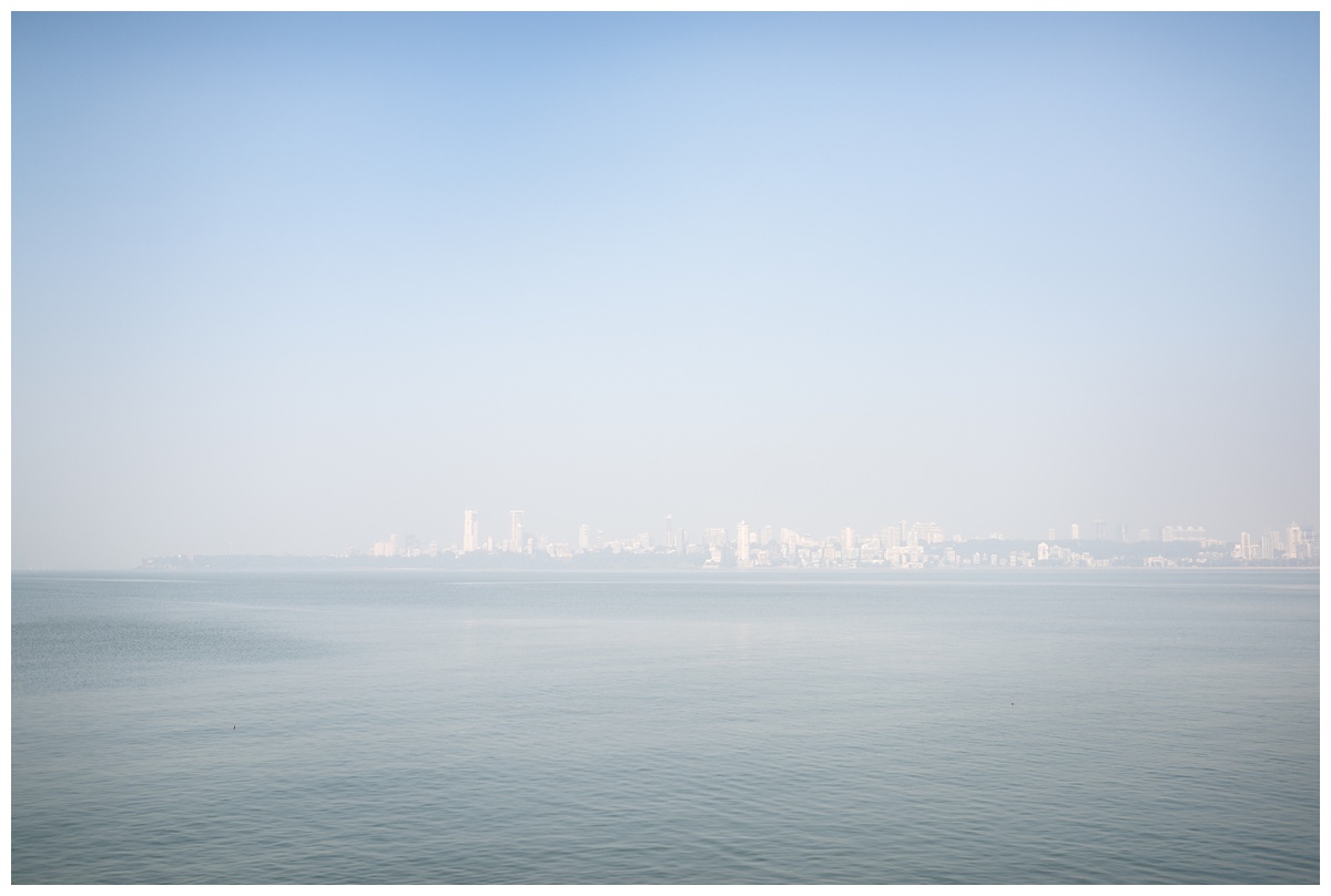 hazy view of mumbai