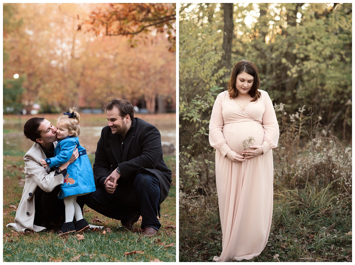 Top family Photographer Columbus Ohio fall outdoor session at schiller park